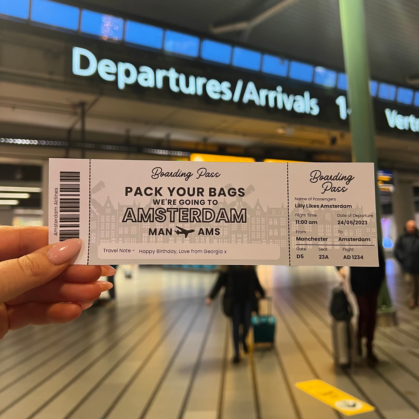 Print At Home Boarding Pass - We're Going