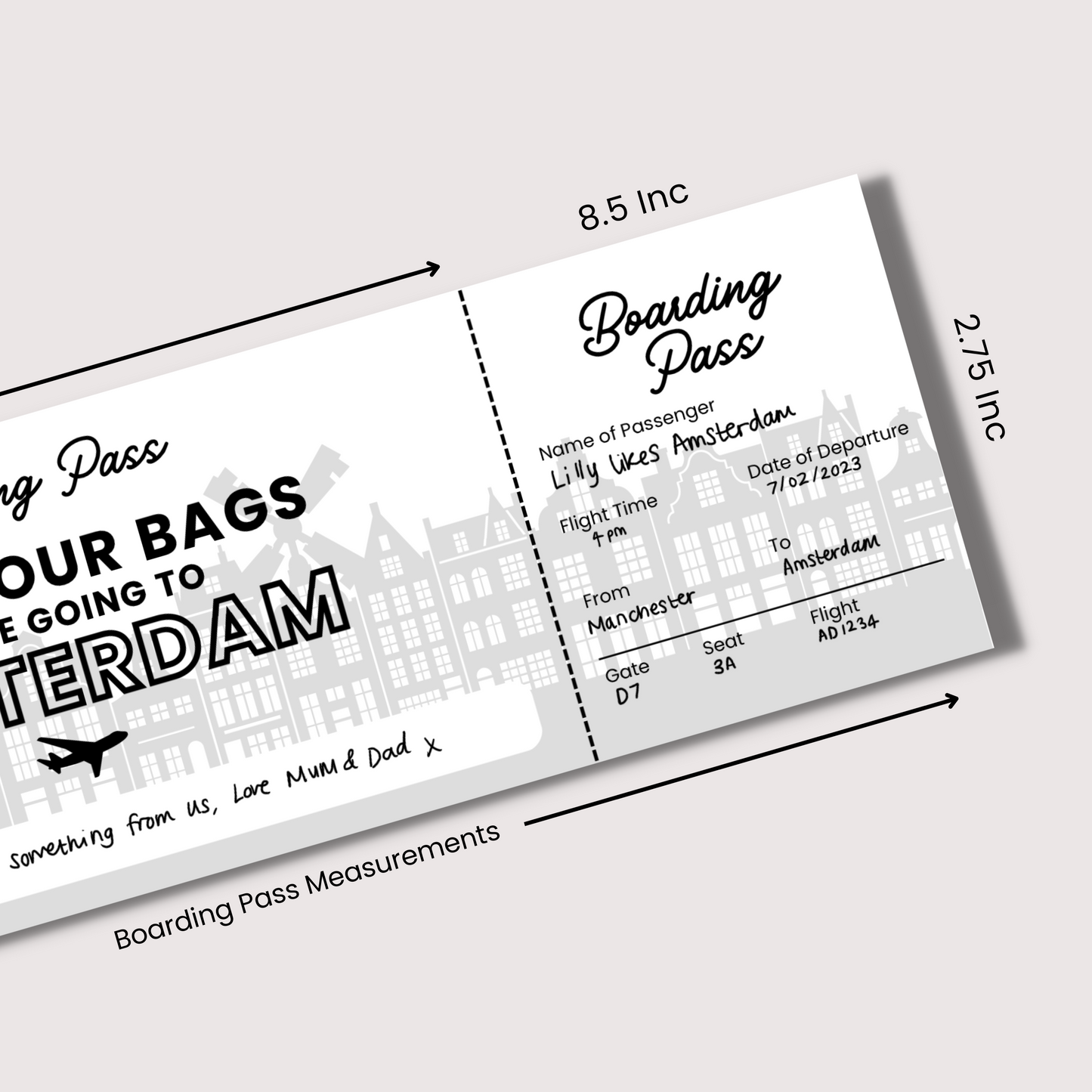 Print At Home Boarding Pass - You're Going