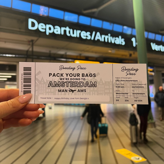 Print At Home Boarding Pass - We're Going